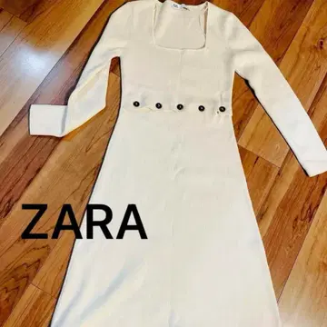 ZARA 화이트 니트 원피스