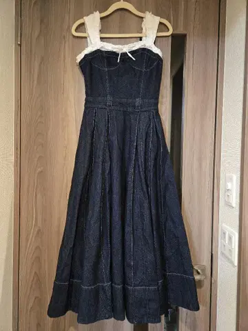 Darich 도킹 데님 미디 원피스 미사용 새상품