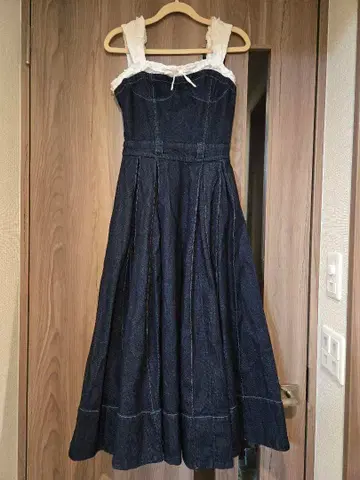 Darich 도킹 데님 미디 원피스 미사용 새상품