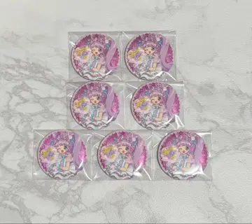 프리파라 캐릭터 배지 컬렉션 두근두근 선물 포유 캔 배지 논