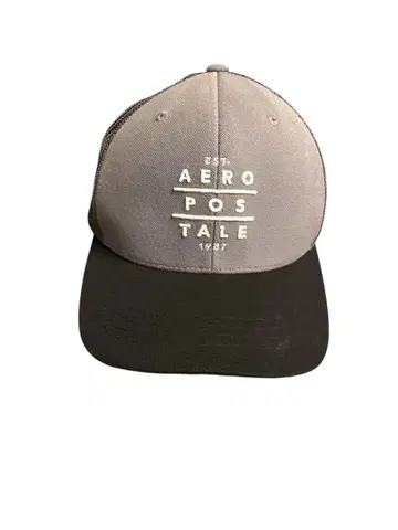 AEROPOSTALE 트래커 캡 L/XL 그레이/블랙