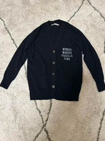 Sasquatch Fabrix 캐시미어 가디건 블랙