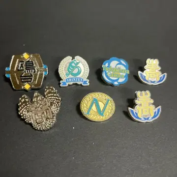 하이큐 학교 휘장 핀 배지