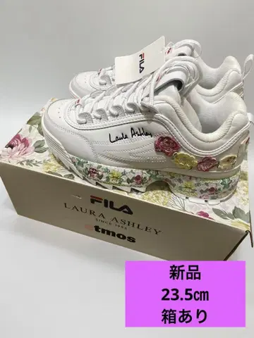 택 포함 새상품 휠라 디스럽터 II 로라 애슐리 x 아토모스 핑크