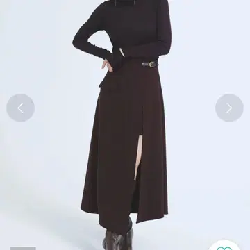 미사용 새상품 anuans 비대칭 레이어드 스커트 S 사이즈