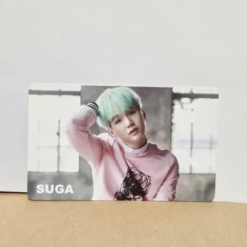 bts run 직접 전달 트레이딩 카드 윤기