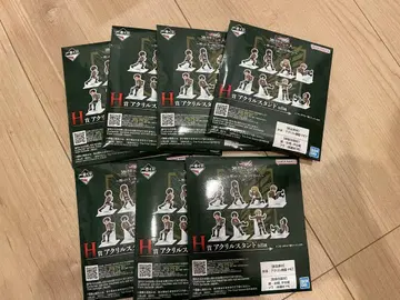 H 아크릴 스탠드 진격의 거인 제일복권 7개 세트 판매
