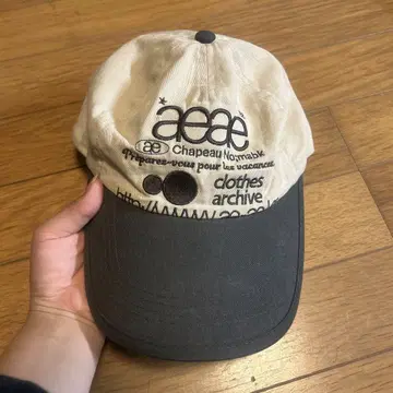 aeae 베이지/블랙 캡