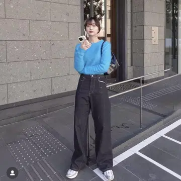 6 roku 모헤어 니트