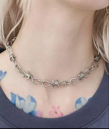 와이어 초커 목걸이(AIVER)