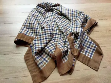 대형 아쿠아 스큐텀 스테디셀러 체크 대형 머플러 스톨