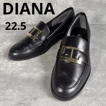 [ 미사용급 ] DIANA 다이애나 로퍼 버클 라운드토 천연 가죽