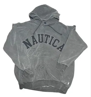 NAUTICA 그레이 후드 부착 후드티 L