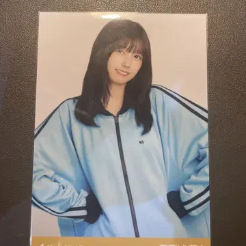 사카미치 시리즈 아이돌 사진 스카이블루 저지