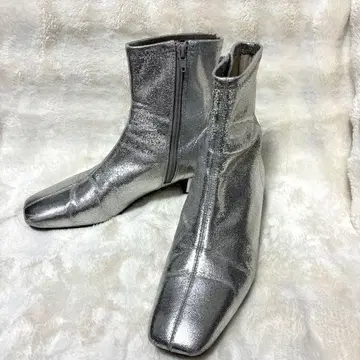 LE TALON 24.5cm 스퀘어 핏 숏부츠
