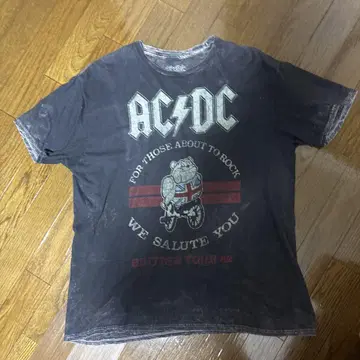 AC/DCT 셔츠 BRITISH TOUR '82 ACDC 톰 제리