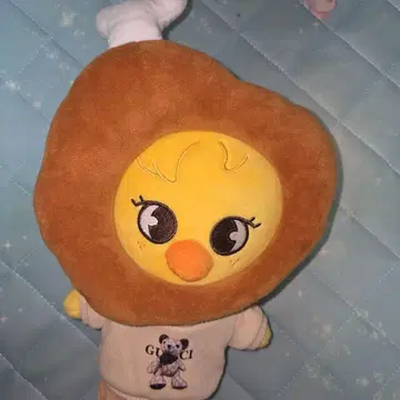 빵 치킨 모자 20cm 봉제 인형