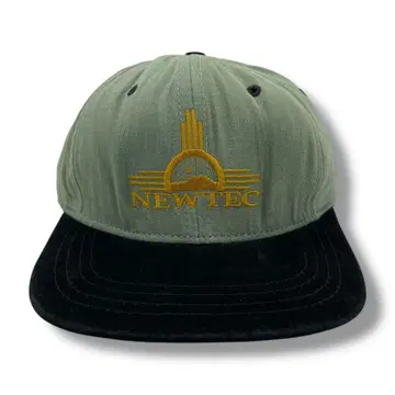 [90s] USA 제조 NEWTEC 자수 로고 2톤 캡 빈티지