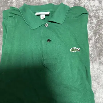 LACOSTE 그린 피케 셔츠 US S