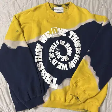 NOMARHYTHM TEXTILE Hand Dye Twist Sweat