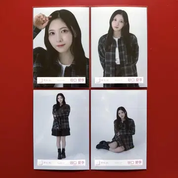 사쿠라자카46 브로마이드 타니구치 아이리 체크 코디 컴프