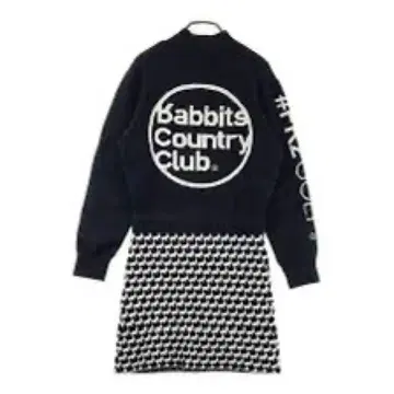 Babbits Country Club 하이넥 니트 원피스
