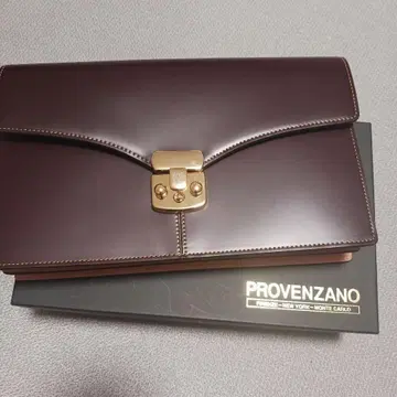 PROVENZANO 클러치백 다크 브라운