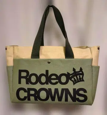 LOGO STORAGE TOTE 로데오 크라운 와이드 보울 토트백