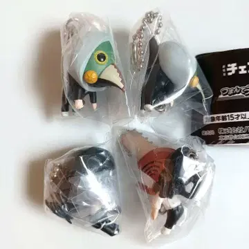 체인소 맨 집게 연결 마스코트 x 4