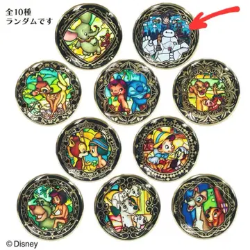 Disney 베이맥스 금 배지 (박스 없음)