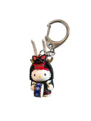 산리오 키티 이와테 사슴춤 키링 지역 한정 헤이세이 레트로 당시 물품