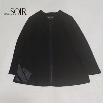 도쿄 소와르 노카라 자켓 15호 빅 사이즈 워셔블