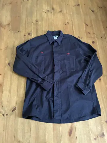BEST COLLECTION 다크 블루 긴팔 셔츠 X-LARGE
