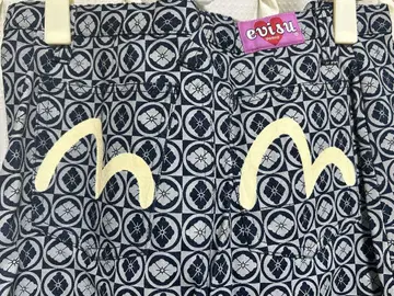 evisu 플리츠 스커트 사이즈 38 네이비