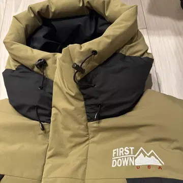[ 컨디션 최상 ] FIRST DOWN 퍼스트 다운 다운 자켓 S