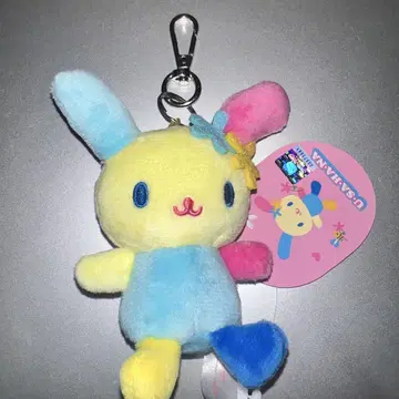 한국 산리오 우사하나 봉제 인형 키링 소