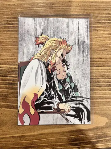 귀멸 전 집중전 엽서 탄지로 & 렌고쿠