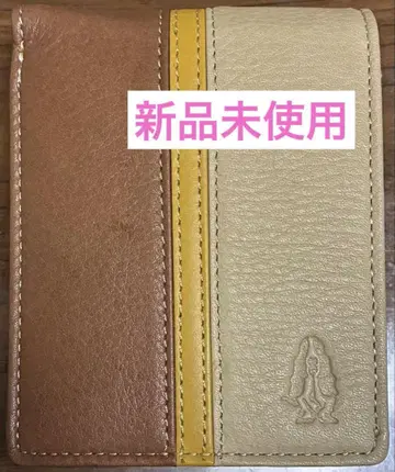 가격 인하 대응 가능 Hush Puppies 바이컬러 가죽 지갑 브라운