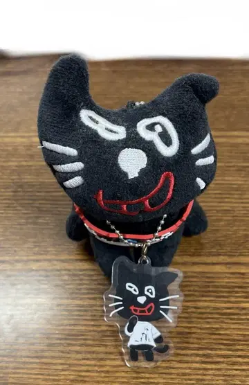 키요 고양이 봉제 인형 러버 밴드 스트랩 LEVEL4
