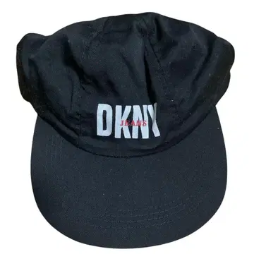 90s DKNY 다나캐런 블랙 캡 원사이즈 y2k