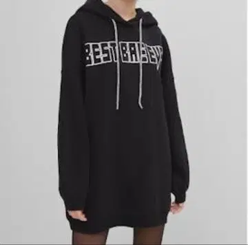 버쉬카 블랙 후드티 트레이닝복 반짝이