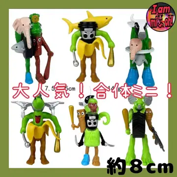 이탈리안 레인 로트 합체 미니 피규어 6체 세트 8cm