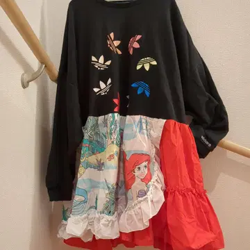 파나마보이 Vintage 리메이크 원피스 구제 의류 리메이크 아디다스
