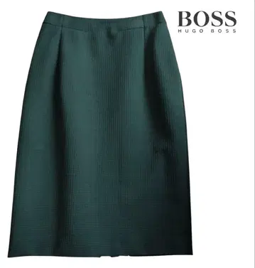 [ 새상품급 ] HUGO BOSS 스트레치 스커트 여성용 다크 그린 40