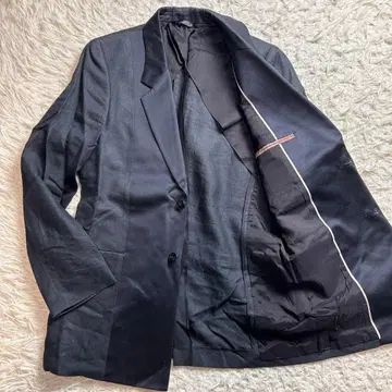 [레어] Paul Smith 린넨 새틴 테일러드 자켓 블랙