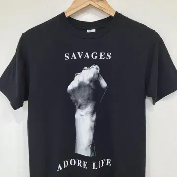 Savages 사베이지스 AdoreLife 밴드T셔츠 락T셔츠