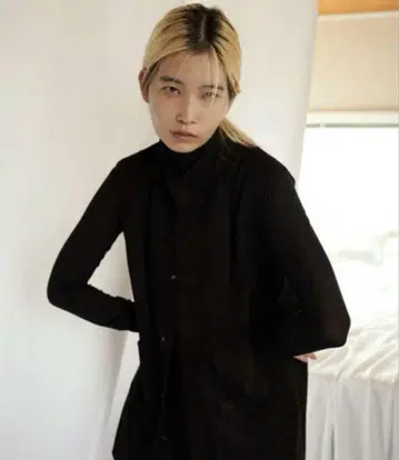 ENOF 스웨이드 베스트 블랙