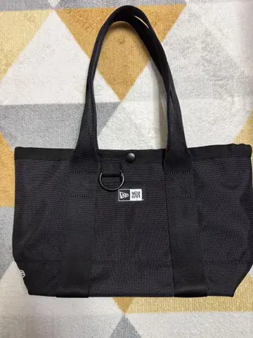 미사용 뉴에라 블랙 토트백