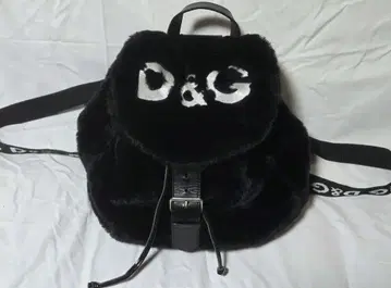 돌체앤가바나 D&G 인조 모피 백팩 새상품급