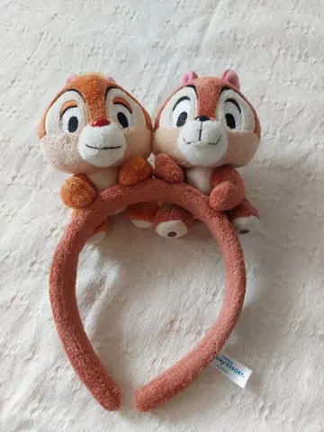 칩과 데일 머리띠 봉제 인형
